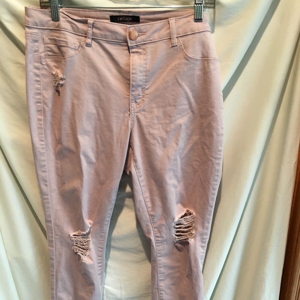 Refuge Skinny Destressed Jeans